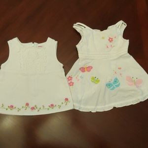 Bundle of 2 floral 24m/2T Spring tops